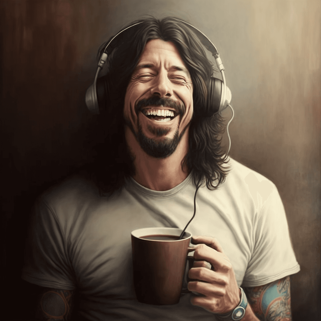 Dave Grohl yelling